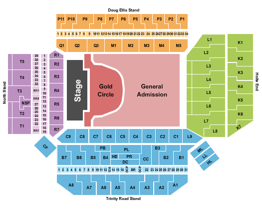 Villa Park Sammy Hagar Seating Chart